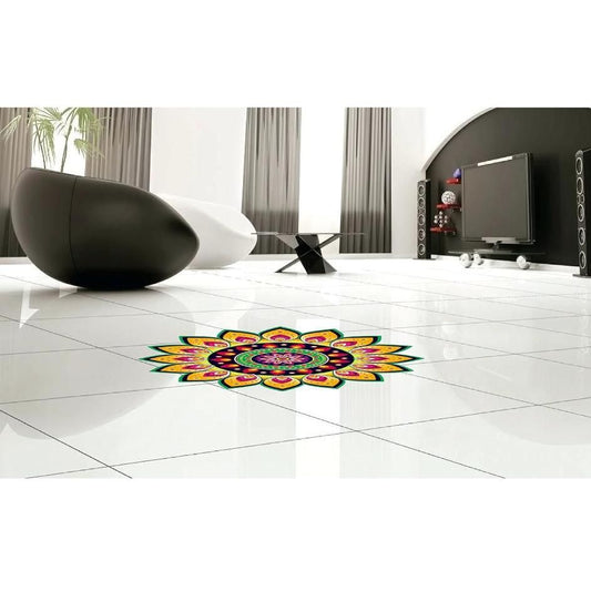 Diwali Rangoli Stickers Floral