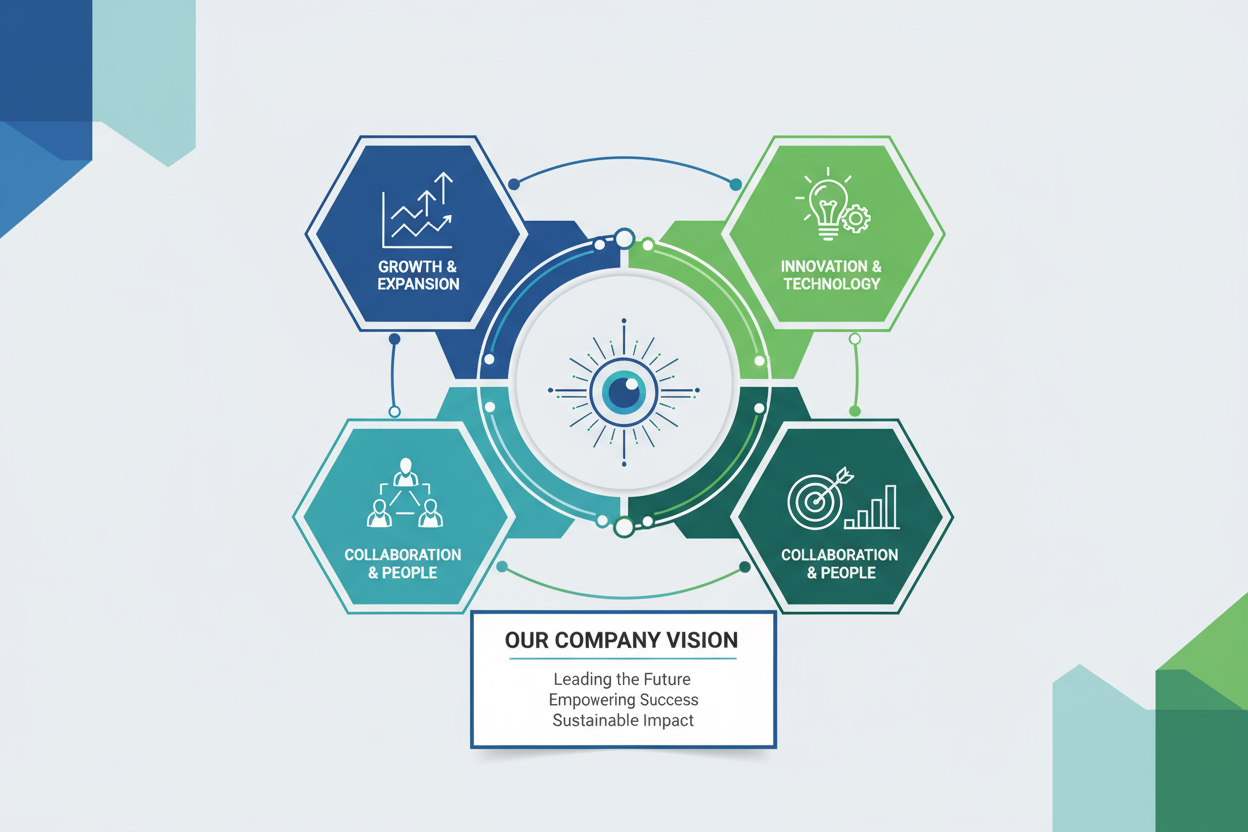create company vision infographic image