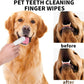 Disposable Dental Finger Wipes For Pets