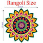 Diwali Rangoli Stickers Floral