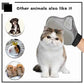 Stainless Steel Pet Grooming Glove - Gentle Deshedding Brush