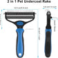2 in 1 Deshedding Grooming Undercoat Brush