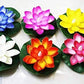 Flameless Lotus Flower Water Sensor LED Diyas (Pack of 6)