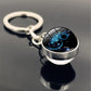 Zodiac Gemstone Keychain