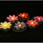 Flameless Lotus Flower Water Sensor LED Diyas (Pack of 6)