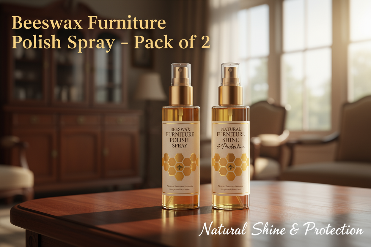 Beeswax Furniture Polish Spray ( Pack of 2 )

GENERATE DESKTOP BANNER IMAGE FOR THIS AND ADD SOME TEXT ALSO 