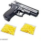 Toy Gun with Plastic Bullets (Black & Yellow, Set of 1)